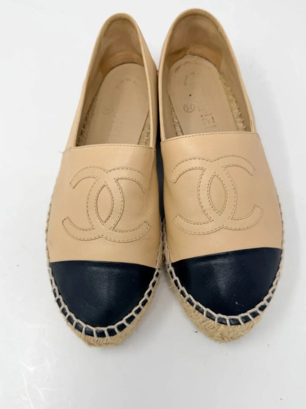 Chanel Lambskin Leather Espadrilles